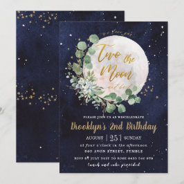 『夜空緑2月2日誕生日』パーティー 招待状