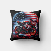 夜空鮮やかの下を乗る クッション (正面)