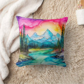 夜空鮮やか12時以降 クッション (ブランケット)