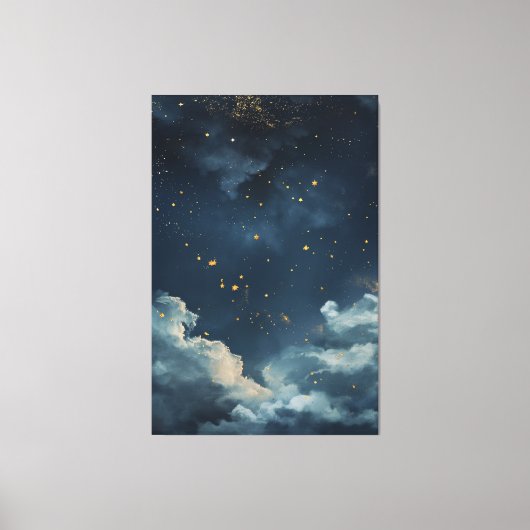 夜空 キャンバスプリント (正面)