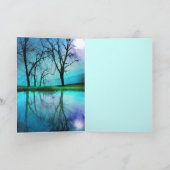 夜空、グリーティングカード カード (内部)