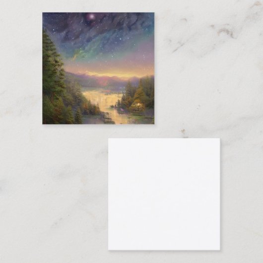 夜空 スクエア名刺 (正面/裏面)