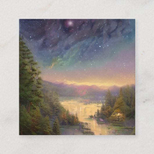 夜空 スクエア名刺 (正面)