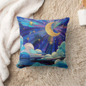 夜空 – デジタルアートモザイク クッション (ブランケット)