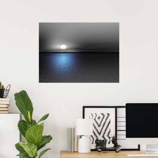 夜空 ポスター (ホームオフィス)