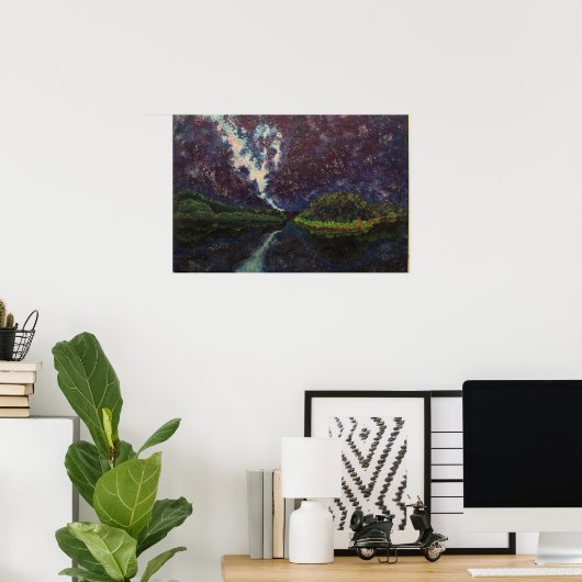 夜空 ポスター (ホームオフィス)