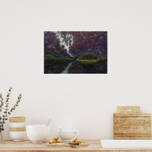 夜空 ポスター (キッチン)