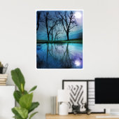 夜空，ポスター ポスター (ホームオフィス)