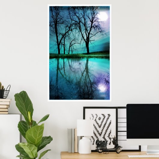 夜空，ポスター ポスター (ホームオフィス)