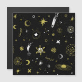 夜空：宇宙のシームレスなパターン。 (正面/裏面)