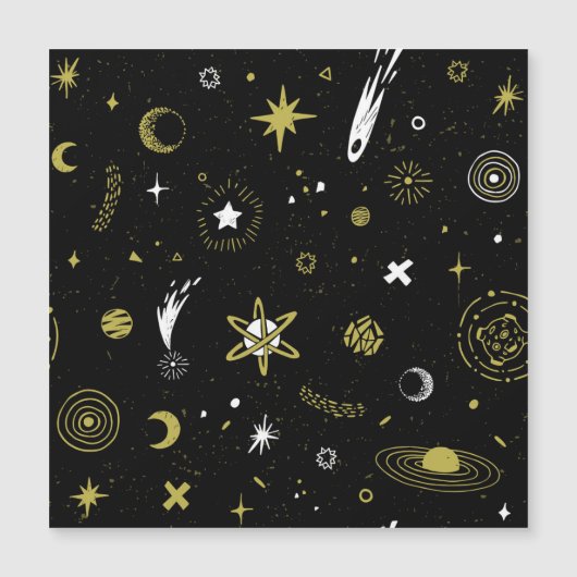 夜空：宇宙のシームレスなパターン。 (正面)