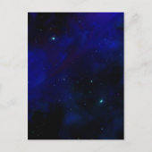 夜空（星あり） ポストカード (正面)