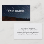 夜空 | 時間の経過 名刺 (正面/裏面)