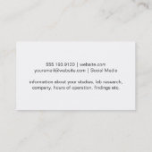 夜空 | 時間の経過 名刺 (裏面)