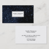 夜空/白フレーム 名刺 (正面/裏面)