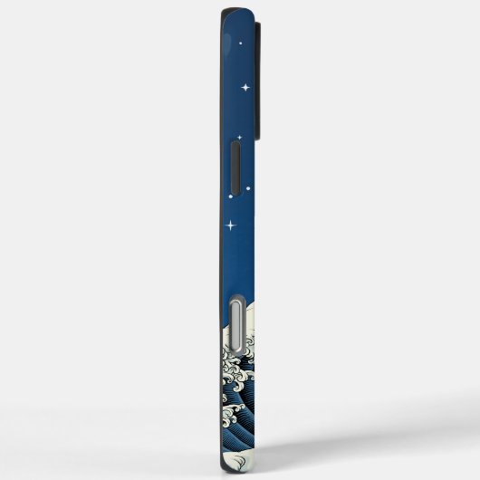 夜素晴らしの波日本の浮世絵 Case-Mate iPhoneケース (裏面 / 右)