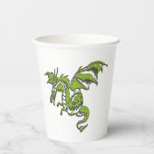 夜素晴らし歓迎の角フクロウ 紙コップ (正面)