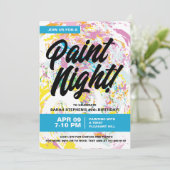 夜絵を描誕生会 招待状 (スタンド正面)