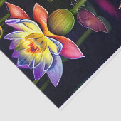 夜美しい蓮の花 薄葉紙 (詳細)