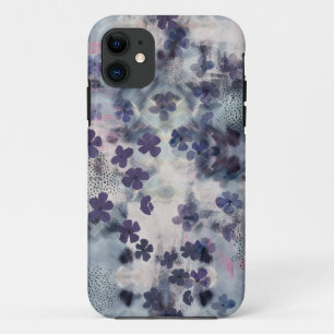 夜花の花の電話箱 iPhone 11 ケース