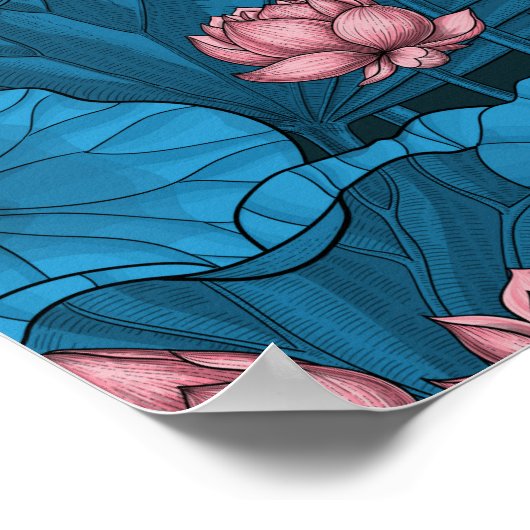 夜蓮園 ポスター (角)