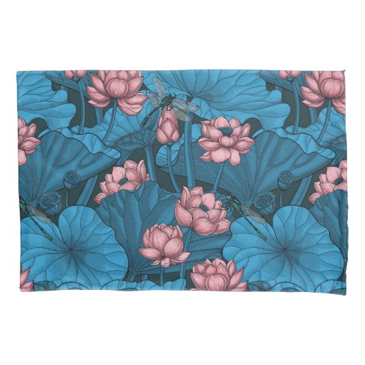 夜蓮園 枕カバー (正面)