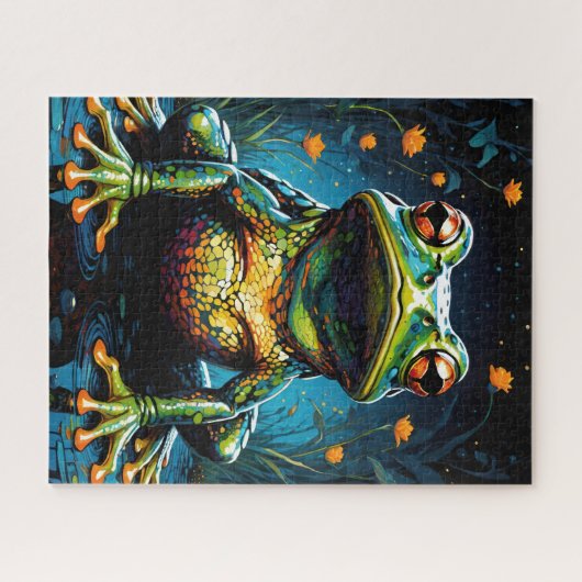 夜蛙 ジグソーパズル (横)