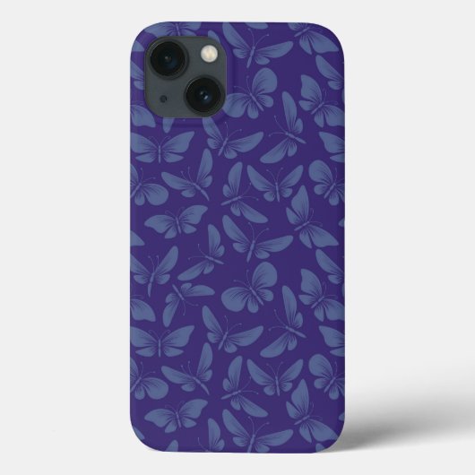 夜蛾の蝶の背景 Case-Mate iPhoneケース (裏面)