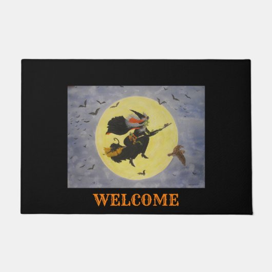 「夜行便！」 ドアマット (正面)