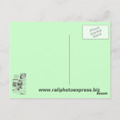 夜行列車用プルマンスリーピングカー ポストカード (裏面)