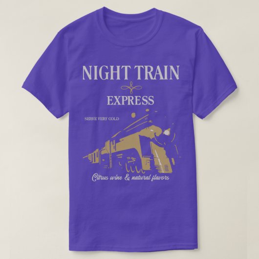 夜行列車表現 Tシャツ (デザイン正面)