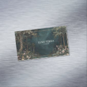 夜行性の魔法の森とフローラ マグネット名刺 (インサイチュ)