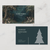 夜行性の魔法の森とフローラ 名刺 (正面/裏面)