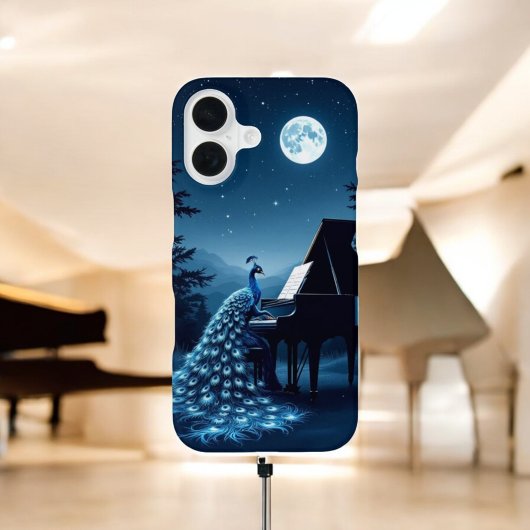 夜行性セレナーデ:孔雀 iPhone 16ケース