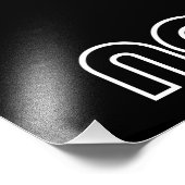 夜行性フクロウイラストレーションポスター フォトプリント            (角)