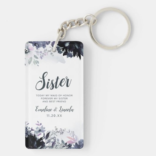 夜行性フローラの妹引用文 キーホルダー (裏面)