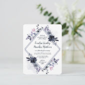 夜行性フローラダスティブルーダイヤ結婚モンド 招待状 (スタンド正面)