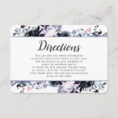 夜行性フローラダスティブルー結婚ズの方向 エンクロージャーカード (正面)