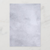 夜行性フローラネイビーブルーシック水色ディナー メニュー (裏面)