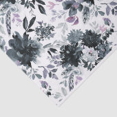 夜行性フローラネイビーブルーフラワーブケ結婚ット 薄葉紙 (詳細)