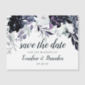 夜行性フローラ水色シック日付を保存 (正面)