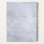 夜行性フローラ水色シック結婚の計画 プランナー手帳 (裏面)