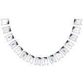 夜行性フローラ海軍の花嫁へブライダルシャワー バンティングフラッグ (全)