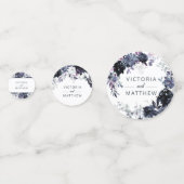 夜行性フローラ海軍結婚水彩画 コンフェッティ (正面)