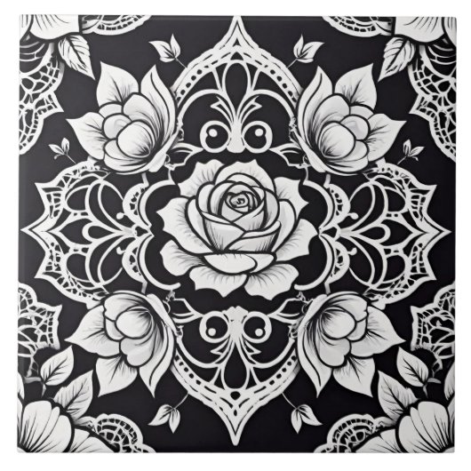 夜行性レース タイル (正面)