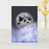 夜行性飛んでいる豚 カード (黄色い花)