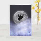 夜行性飛んでいる豚 カード (黄色い花)