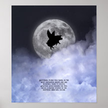 夜行性飛んでいる豚