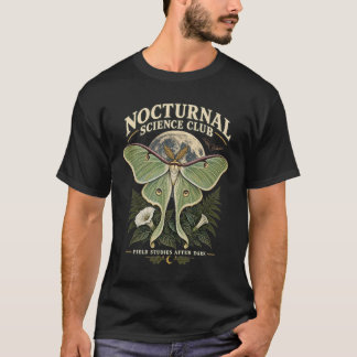 夜行科学クラブ ルナモス 昆虫学 Tシャツ