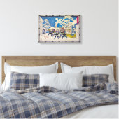 夜襲 | 歌川広重 | キャンバスプリント (インサイチュ (寝室))